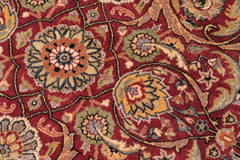 handmade Traditional Design Red Teal Hand Knotted RECTANGLE 100% WOOL area rug 10'X14'