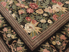 handmade Traditional David Black Red Hand Knotted RECTANGLE 100% WOOL area rug 10x14