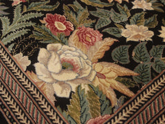 handmade Traditional David Black Red Hand Knotted RECTANGLE 100% WOOL area rug 10x14