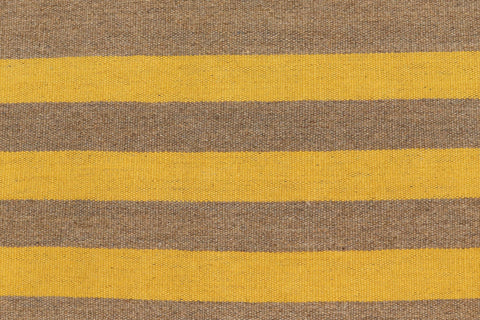 handmade Modern Kilim Yellow Gray Hand-Woven RECTANGLE 100% WOOL area rug 6 x 8