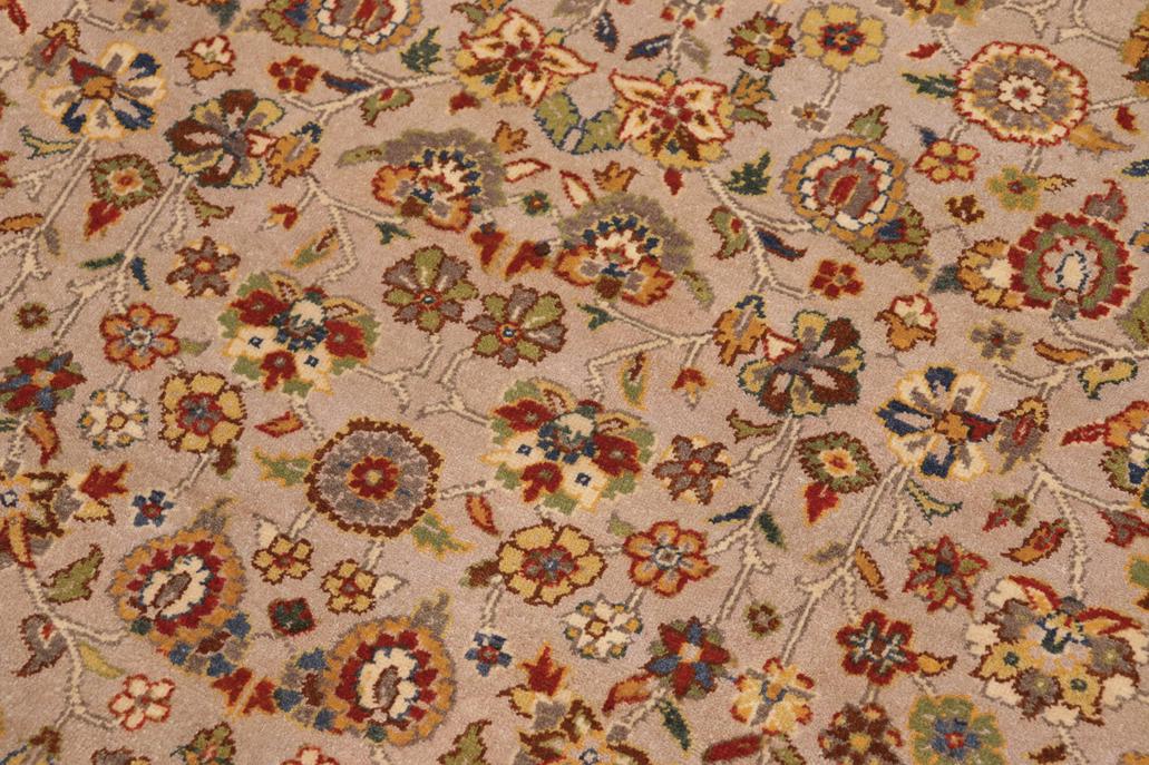 handmade Traditional Veg Dye Lt. Gray Green Hand Knotted RECTANGLE 100% WOOL area rug 10'X14'