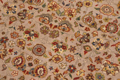 handmade Traditional Veg Dye Lt. Gray Green Hand Knotted RECTANGLE 100% WOOL area rug 10'X14'