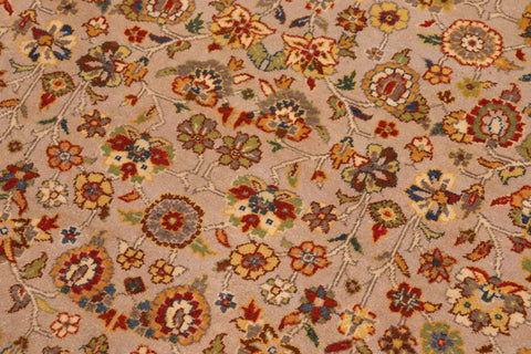 handmade Transitional Veg Dye Lt. Gray Green Hand Knotted RECTANGLE 100% WOOL area rug 10' x 14'