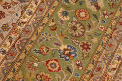 handmade Traditional Veg Dye Lt. Gray Green Hand Knotted RECTANGLE 100% WOOL area rug 10'X14'