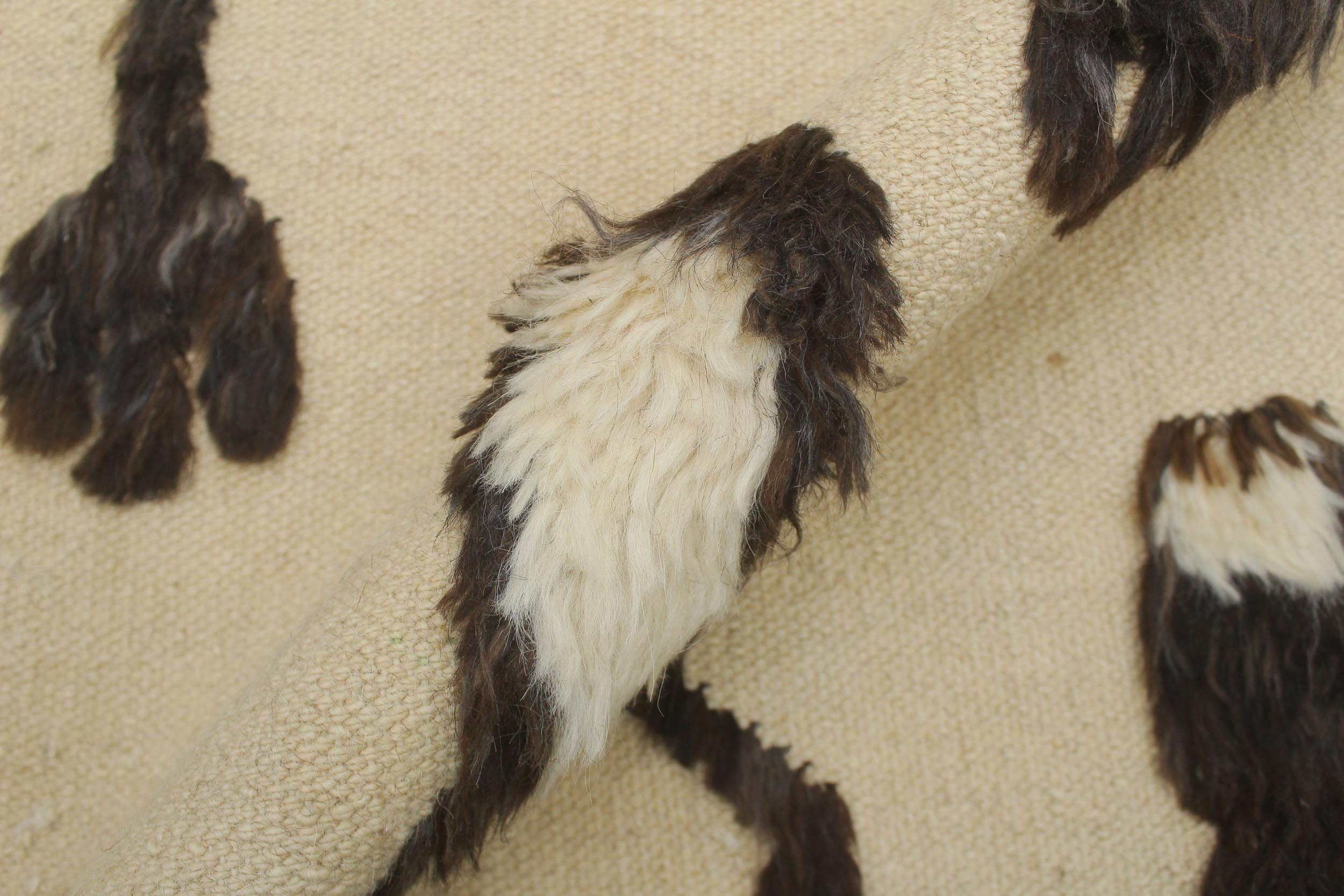 handmade Geometric Moroccan Hi Beige Brown Hand Knotted RECTANGLE 100% WOOL area rug 4' x 6'