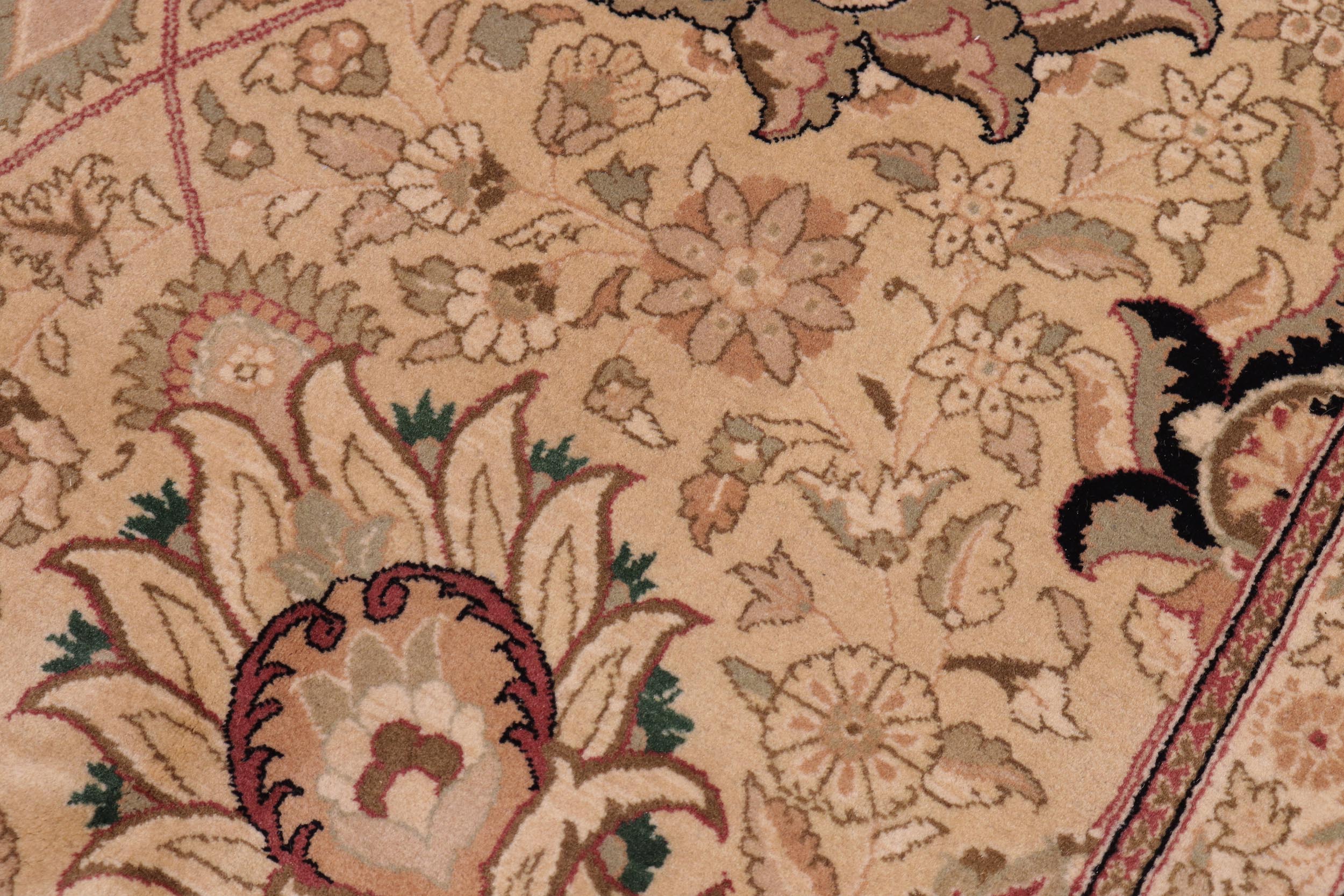 handmade Traditional New Mubashe Gold Black Hand Knotted RECTANGLE 100% WOOL area rug 10x14