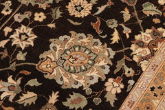 handmade Transitional Design Brown Tan Hand Knotted RECTANGLE 100% WOOL area rug 10'X14'