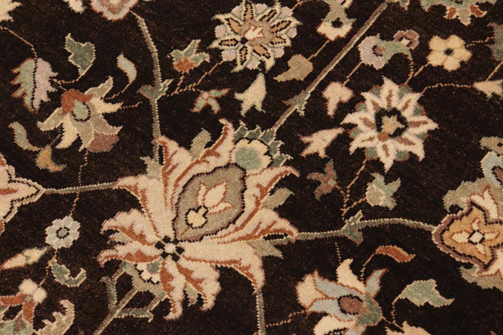 handmade Transitional Design Brown Tan Hand Knotted RECTANGLE 100% WOOL area rug 10'X14'