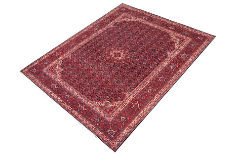 handmade Traditional Tabriz Blue Red Hand Knotted RECTANGLE 100% WOOL area rug 7 x 10