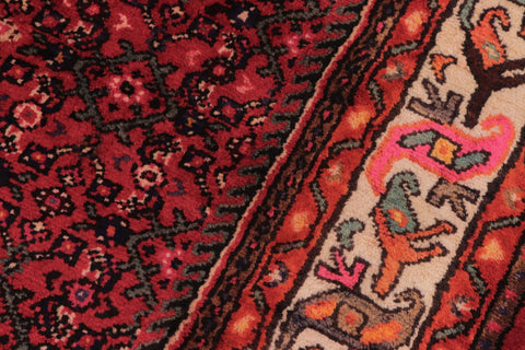 handmade Traditional Tabriz Red Beige Hand Knotted RECTANGLE 100% WOOL area rug 7 x 10