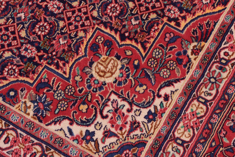 handmade Traditional Tabriz Blue Red Hand Knotted RECTANGLE 100% WOOL area rug 10 x 13