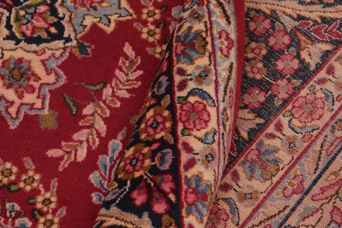 handmade Traditional Tabriz Red Blue Hand Knotted RECTANGLE 100% WOOL area rug 10 x 13