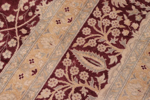 handmade Traditional Design Drk. Red Drk. Red Hand Knotted RECTANGLE 100% WOOL area rug 10'X14'