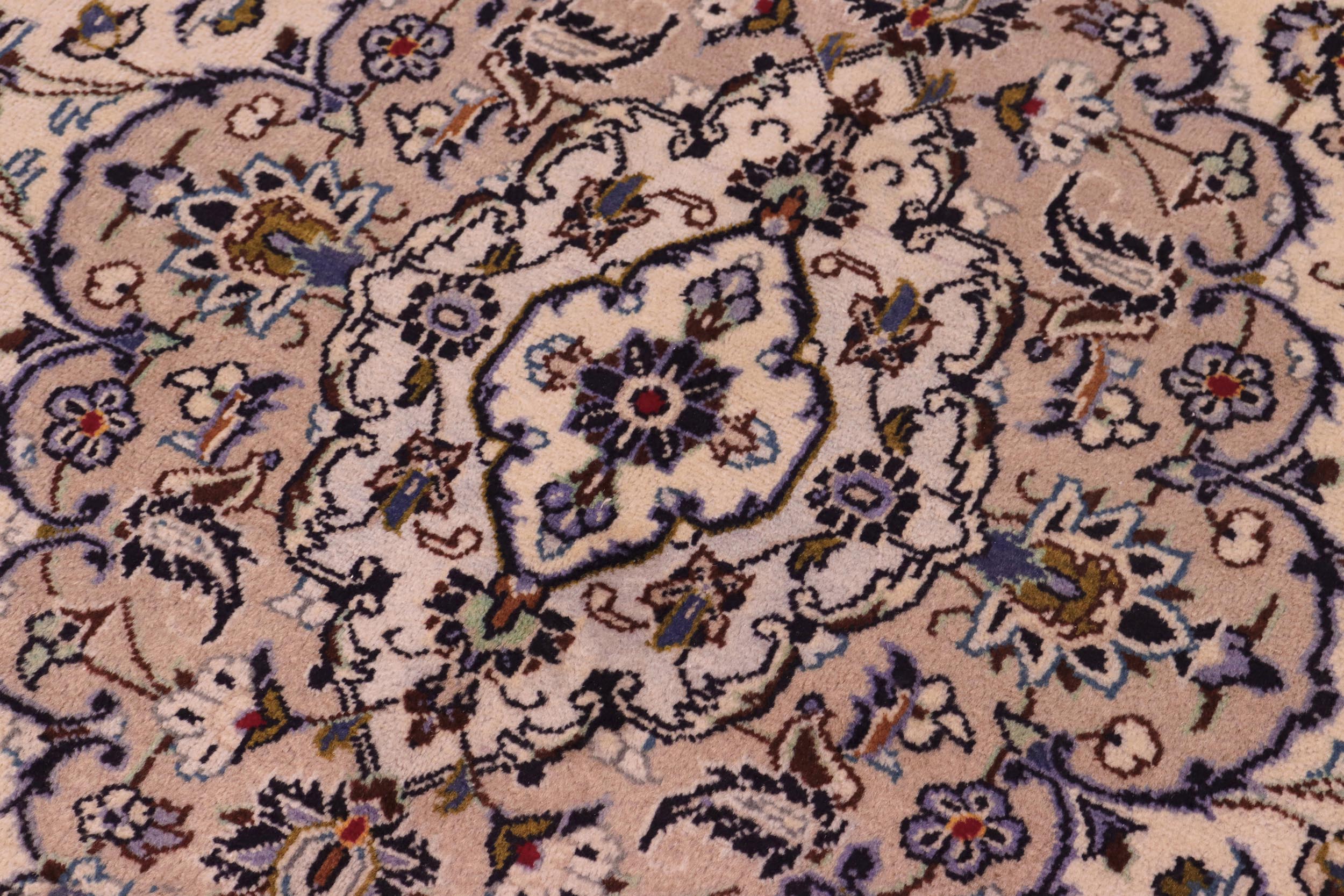 handmade Traditional Nahin Beige Tan Hand Knotted RECTANGLE 100% WOOL area rug 8 x 12