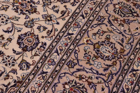 handmade Traditional Nahin Beige Tan Hand Knotted RECTANGLE 100% WOOL area rug 8 x 12