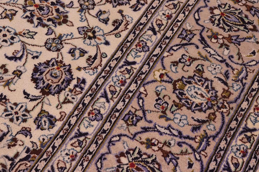 handmade Traditional Nahin Beige Tan Hand Knotted RECTANGLE 100% Wool Pile area rug 8x12