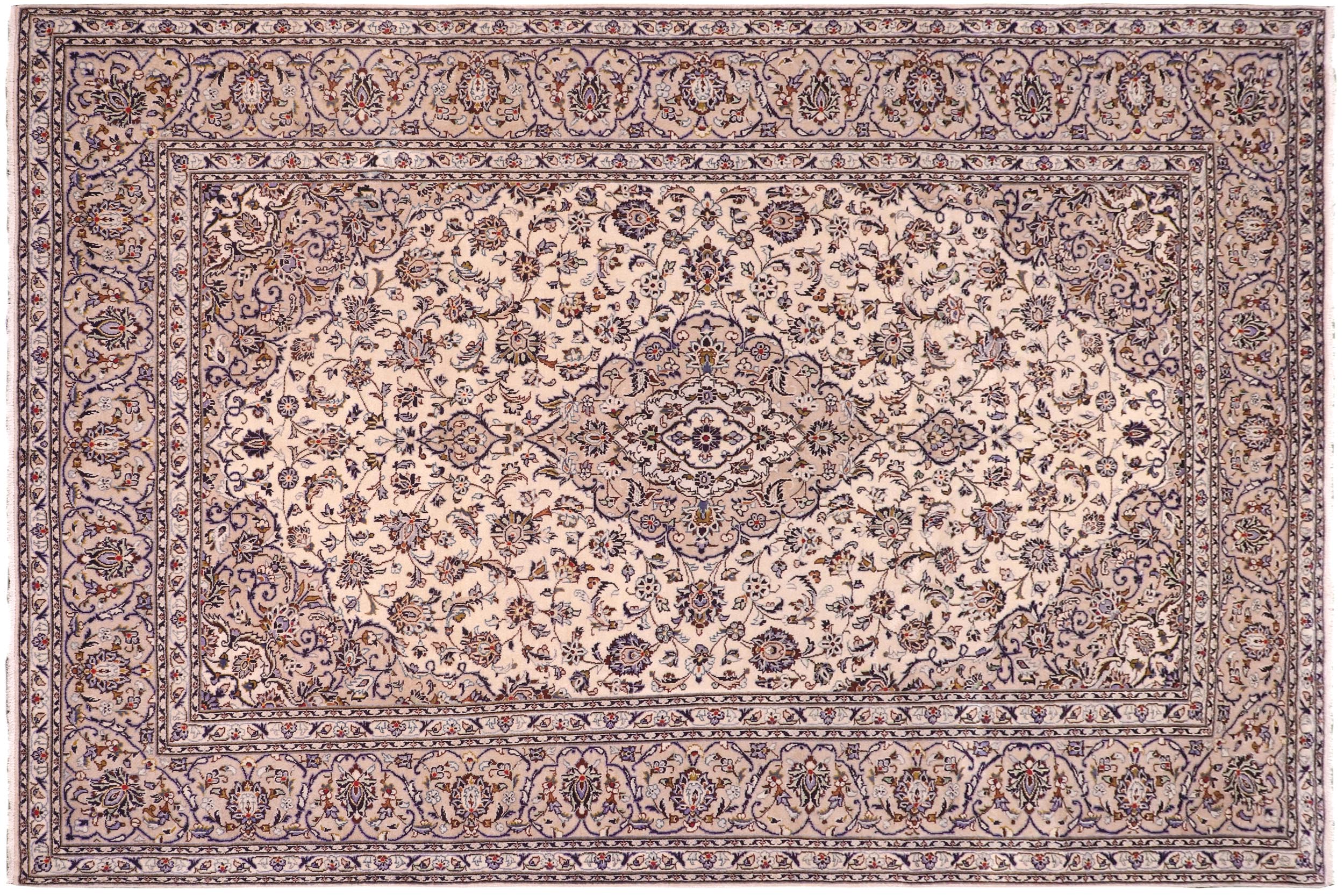 handmade Traditional Nahin Beige Tan Hand Knotted RECTANGLE 100% WOOL area rug 8 x 12