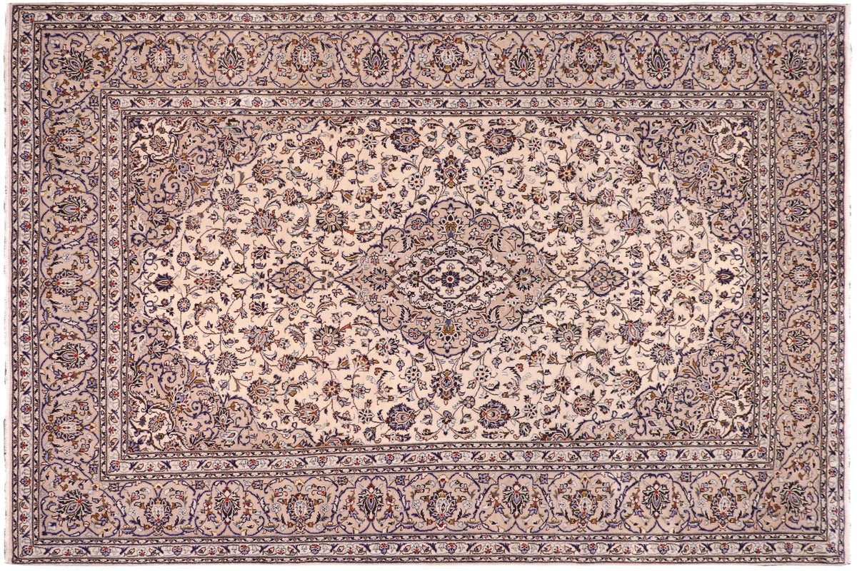handmade Traditional Nahin Beige Tan Hand Knotted RECTANGLE 100% WOOL area rug 8 x 12