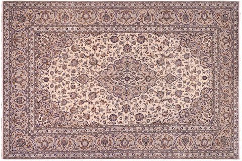 handmade Traditional Nahin Beige Tan Hand Knotted RECTANGLE 100% WOOL area rug 8 x 12