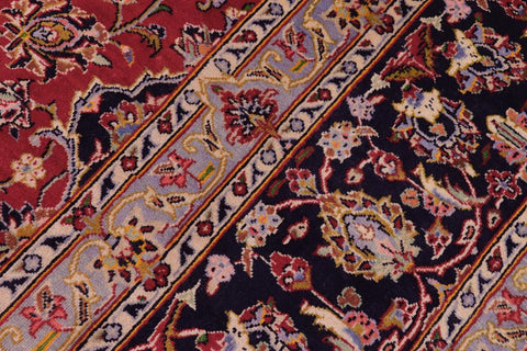 Traditional handmade Persian vintage distressed Red Purple Hand Knotted RECTANGLE 100% WOOL area rug 10X14