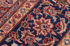 Traditional handmade Persian vintage distressed Red Blue Hand Knotted RECTANGLE 100% WOOL area rug 10X13