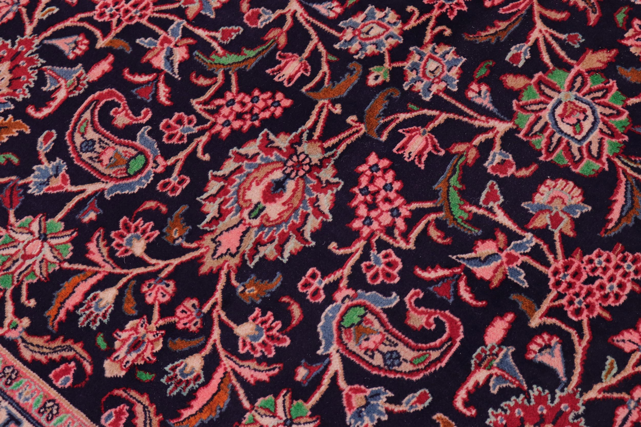 handmade Traditional Tabriz Blue Red Hand Knotted RECTANGLE 100% WOOL area rug 10 x 13
