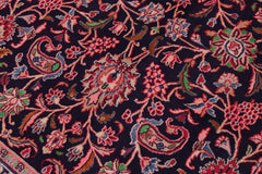 handmade Traditional Tabriz Blue Red Hand Knotted RECTANGLE 100% Wool Pile area rug 10x13