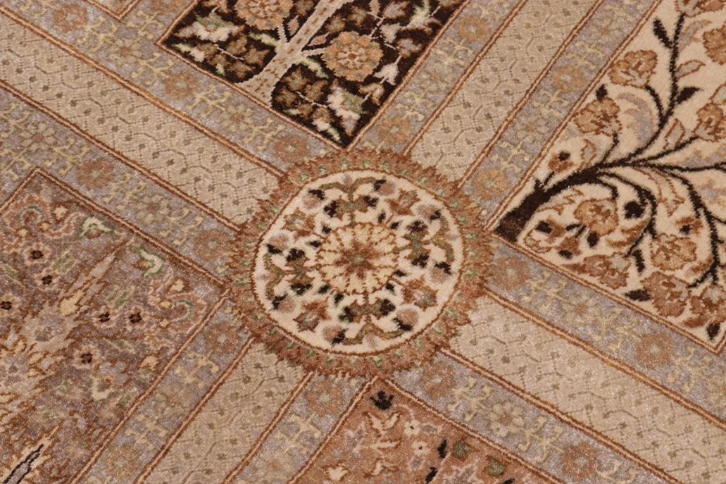 handmade Traditional Design Multi Lt. Gray Hand Knotted RECTANGLE 100% WOOL area rug 10'X14'