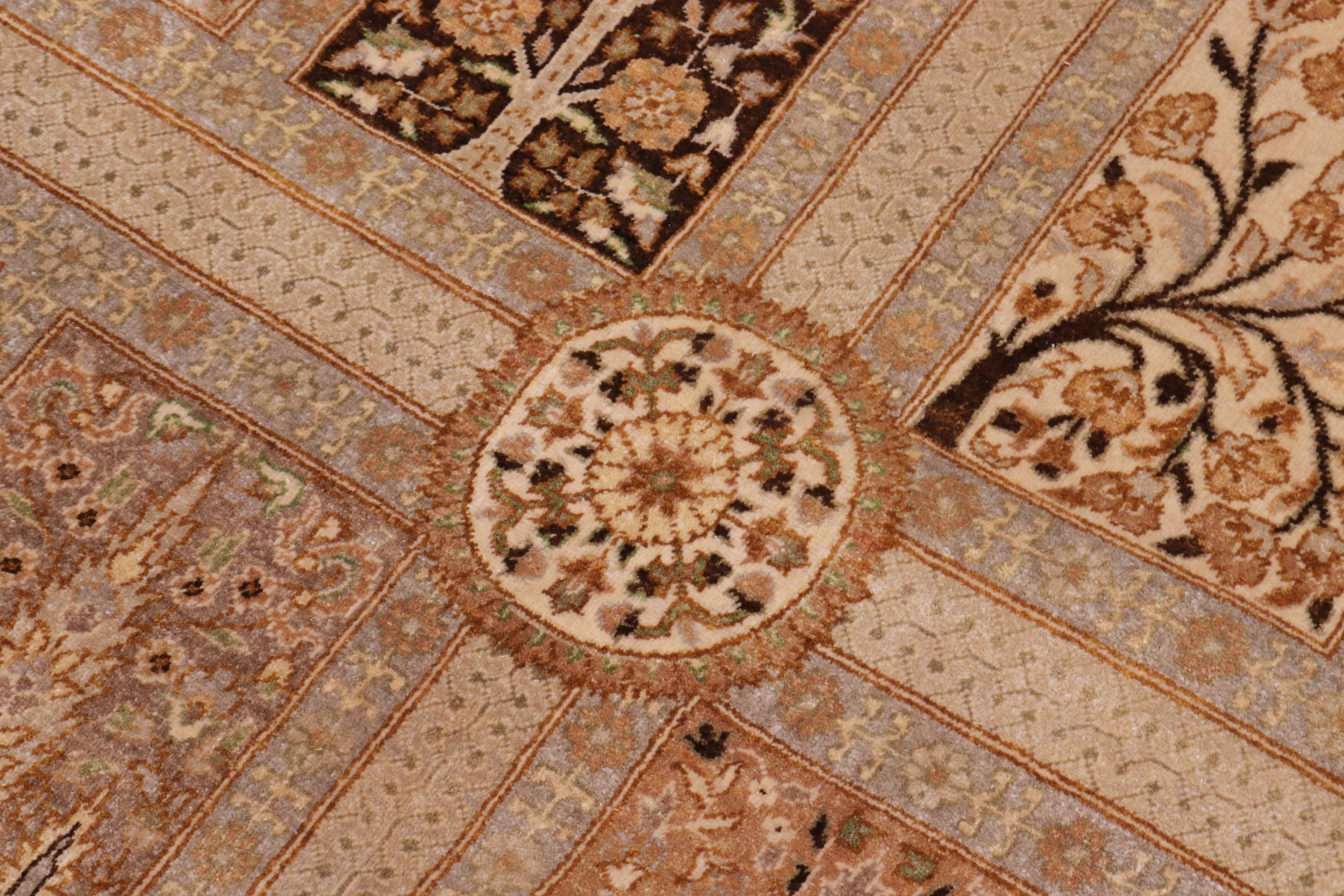 handmade Transitional Design Multi Lt. Gray Hand Knotted RECTANGLE 100% WOOL area rug 10' x 14'