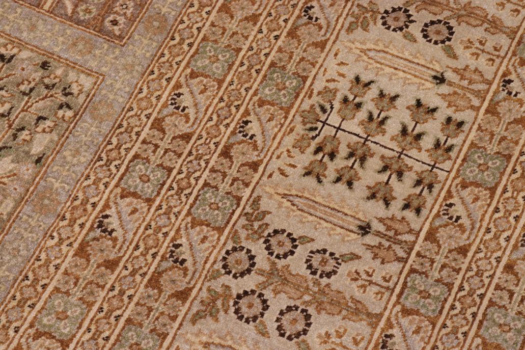 handmade Traditional Design Multi Lt. Gray Hand Knotted RECTANGLE 100% WOOL area rug 10'X14'