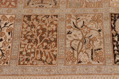 handmade Traditional Design Multi Lt. Gray Hand Knotted RECTANGLE 100% WOOL area rug 10'X14'