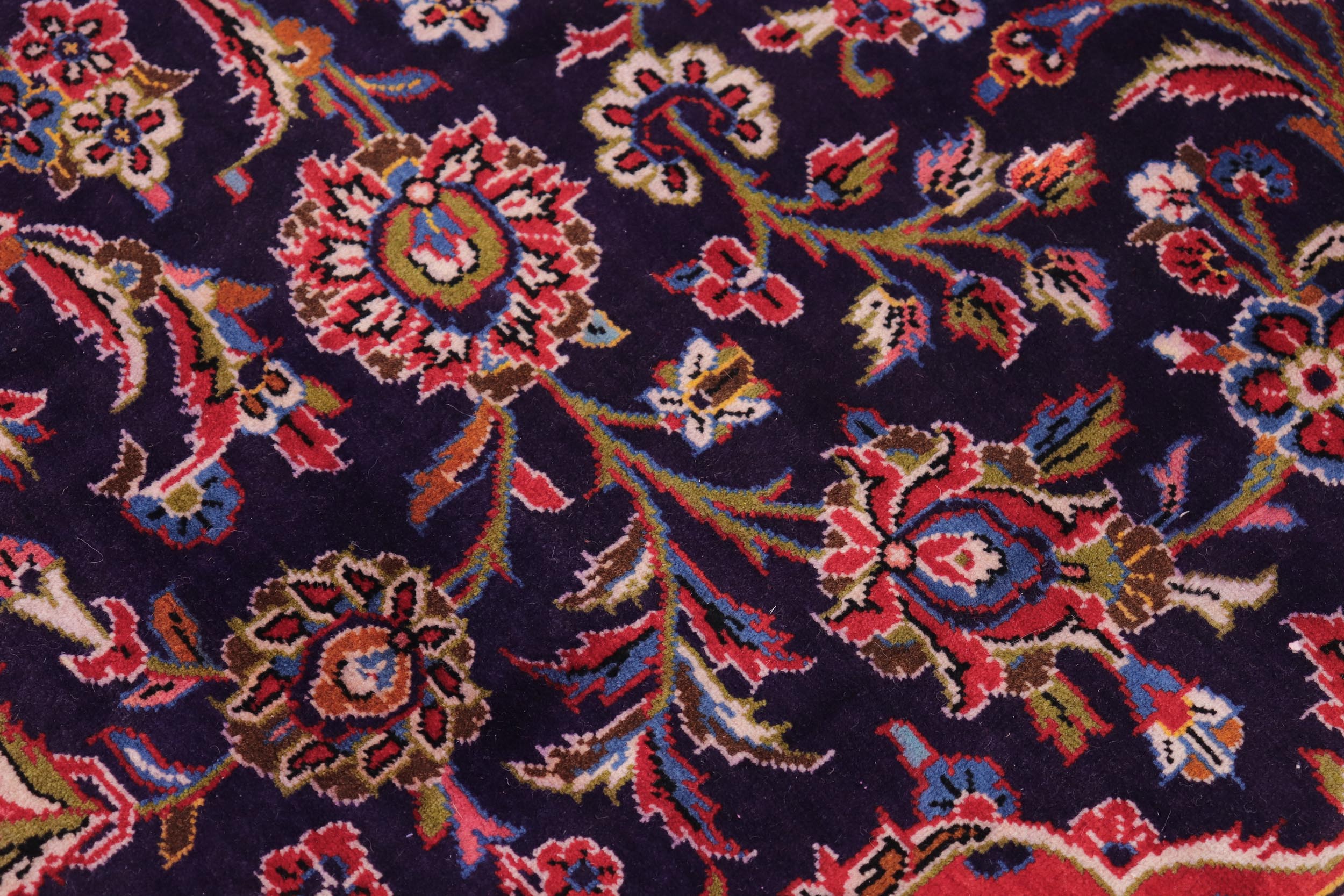 handmade Traditional Tabriz Blue Red Hand Knotted RECTANGLE 100% WOOL area rug 10 x 13