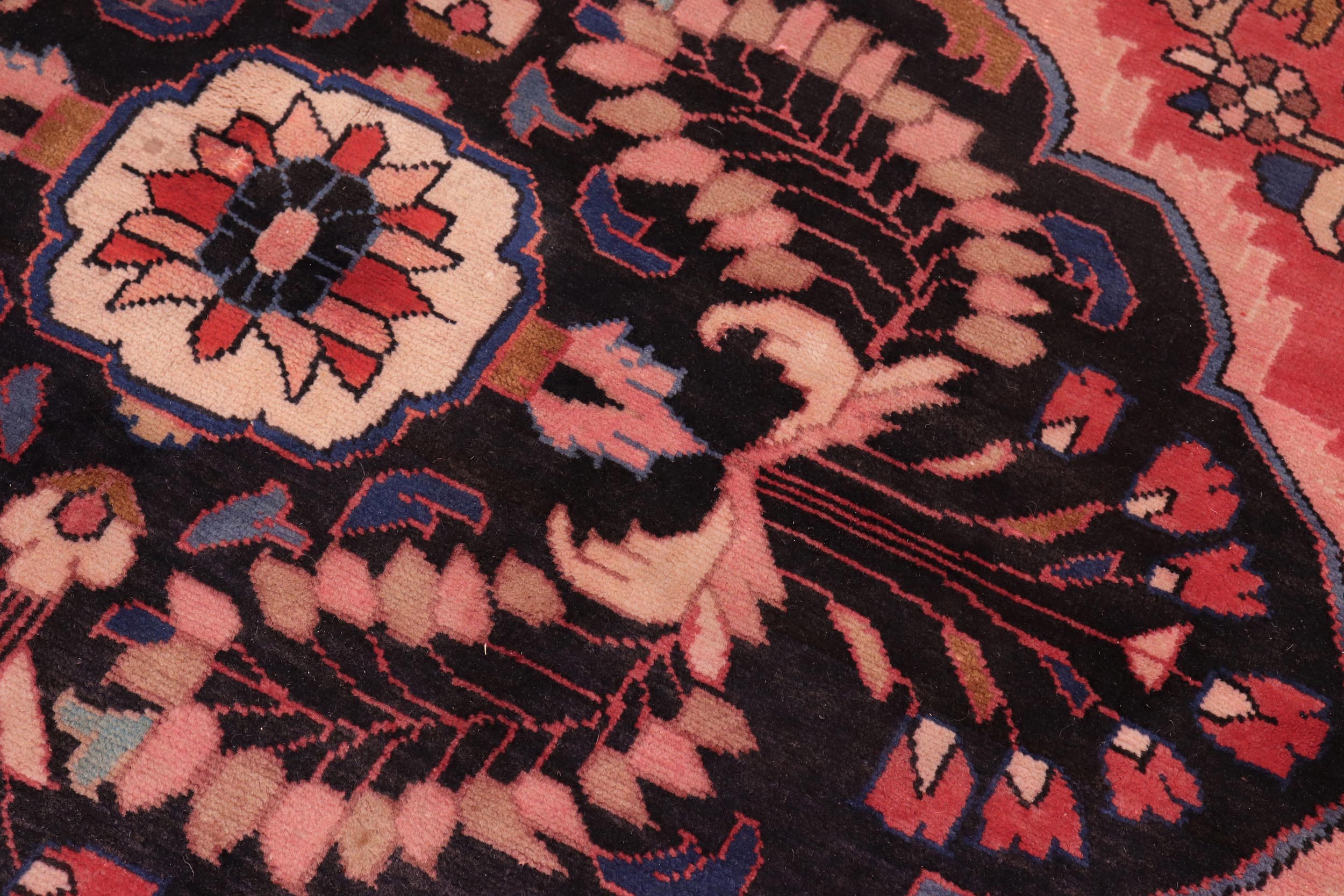 handmade Traditional Tabriz Red Blue Hand Knotted RECTANGLE 100% WOOL area rug 7 x 10