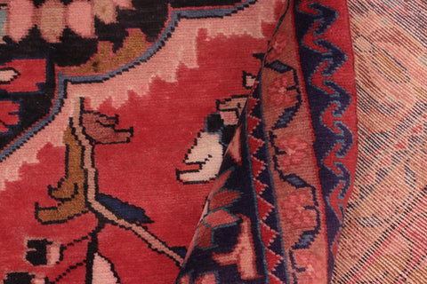 handmade Traditional Tabriz Red Blue Hand Knotted RECTANGLE 100% WOOL area rug 7 x 10