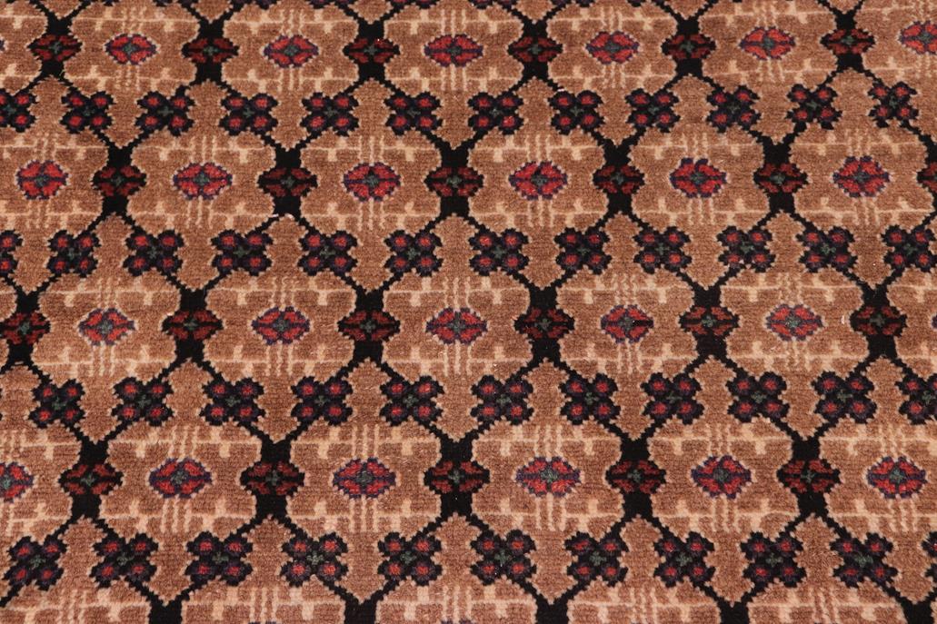 handmade Traditional Tabriz Mahi Brown Blue Hand Knotted RECTANGLE 100% Wool Pile area rug 6x10