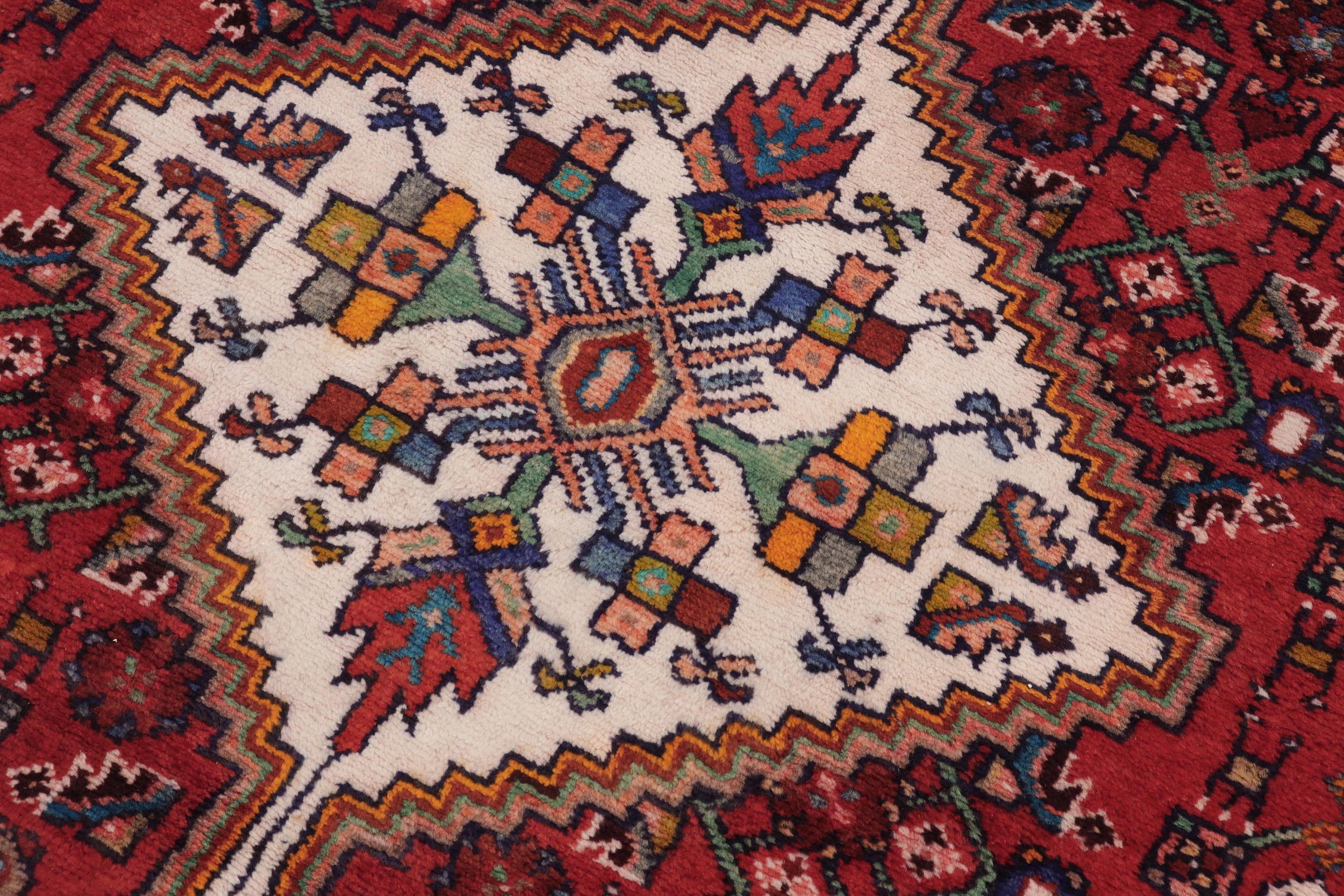 handmade Traditional Tabriz Red Blue Hand Knotted RECTANGLE 100% WOOL area rug 6 x 10