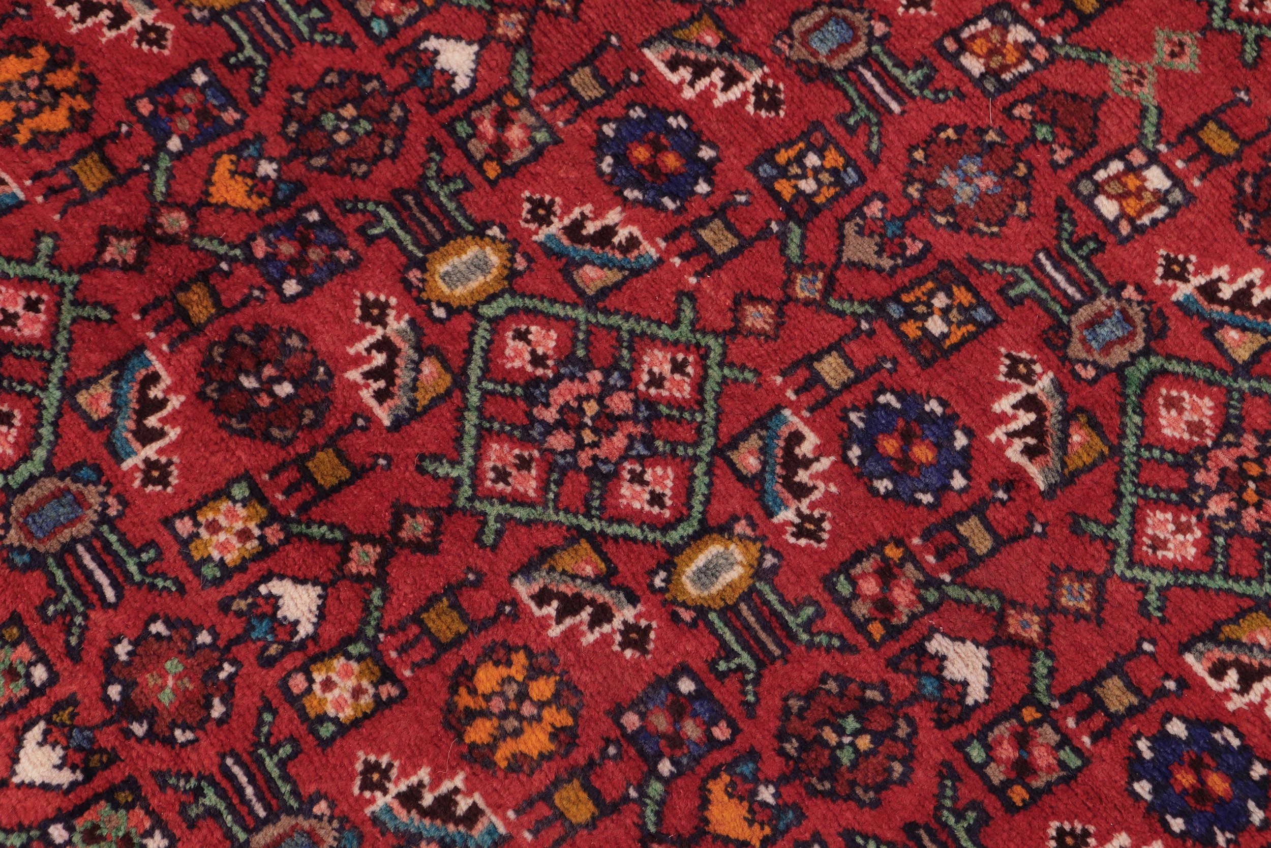 handmade Traditional Tabriz Red Blue Hand Knotted RECTANGLE 100% WOOL area rug 6 x 10