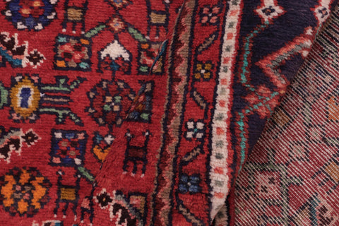 handmade Traditional Tabriz Red Blue Hand Knotted RECTANGLE 100% WOOL area rug 6 x 10