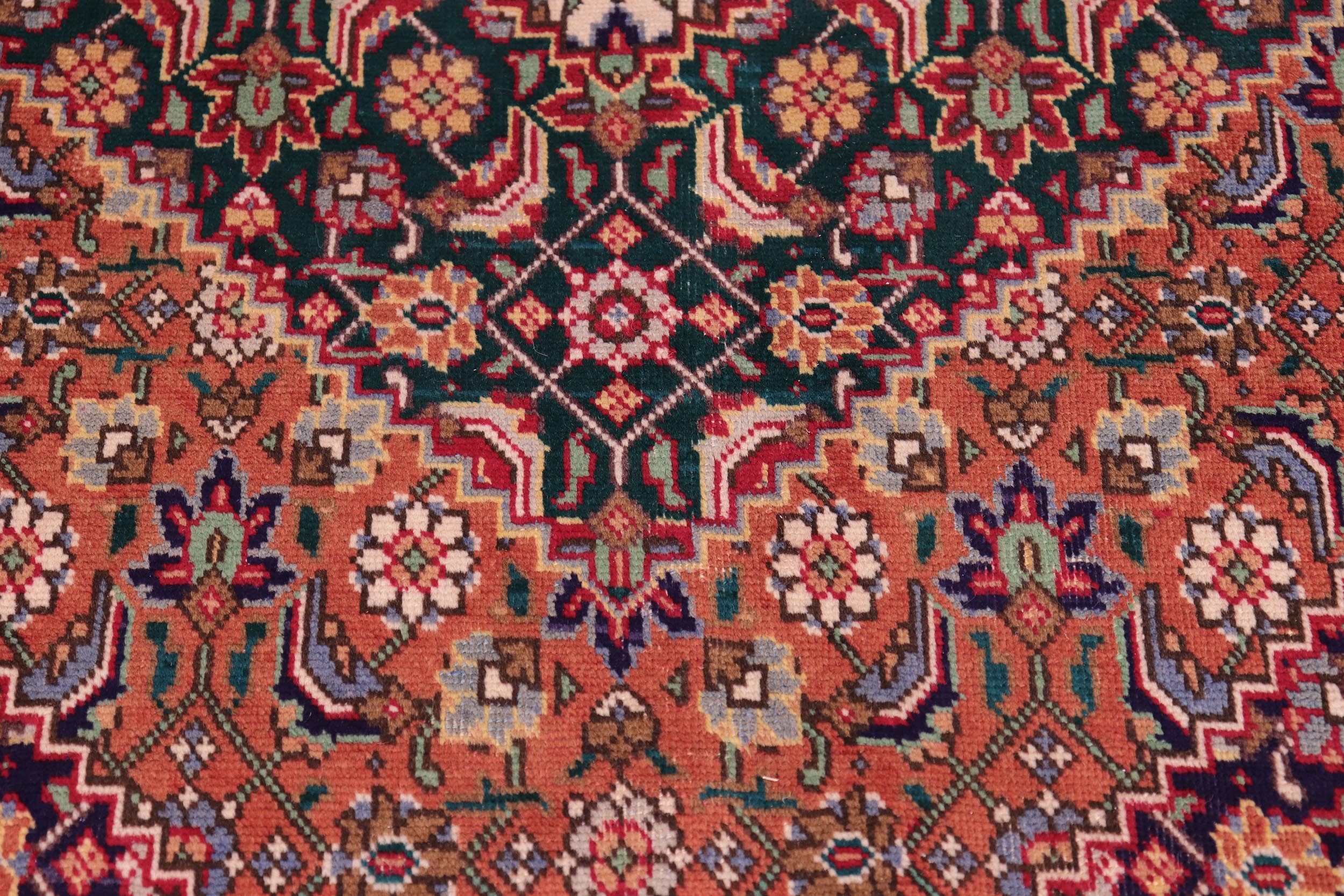 handmade Vintage Tabriz Mahi Purple Rust Hand Knotted RECTANGLE 100% WOOL area rug 10' x 13'