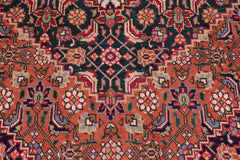 Traditional handmade Persian vintage distressed Mahi Purple Rust Hand Knotted RECTANGLE 100% WOOL area rug 10X13