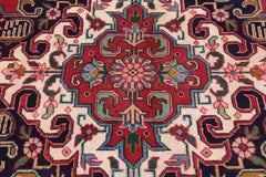 Traditional handmade Persian vintage distressed Red Purple Hand Knotted RECTANGLE 100% WOOL area rug 10X13