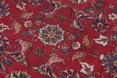 Traditional handmade Persian vintage distressed Red Blue Hand Knotted RECTANGLE 100% WOOL area rug 9X13