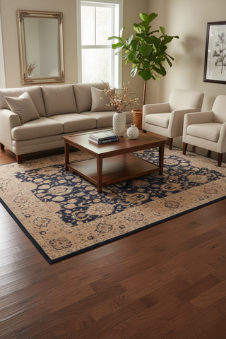 handmade Traditional Agra Drk.green Dark Gold Hand Knotted RECTANGLE 100% WOOL area rug 10'X14'