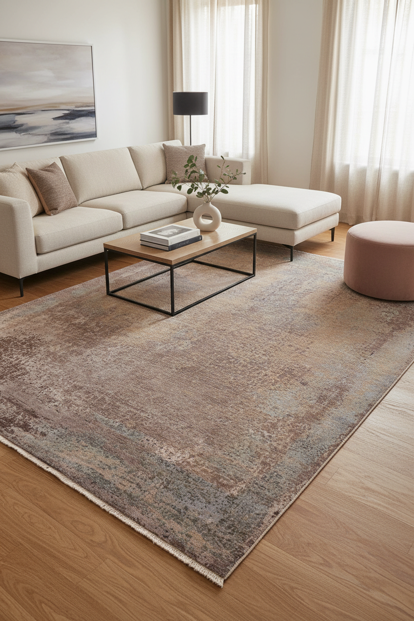 Contemporary Ziegler Boyd Gray/Blue Wool&Silk Rug - 9'0''X12'2''