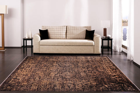 handmade Modern Modern Black Beige Hand Knotted RECTANGLE 100% WOOL area rug 9' x 12'