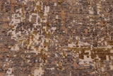 handmade Modern Modern Gray Brown Hand Knotted RECTANGLE WOOL&SILK area rug 8 x 10