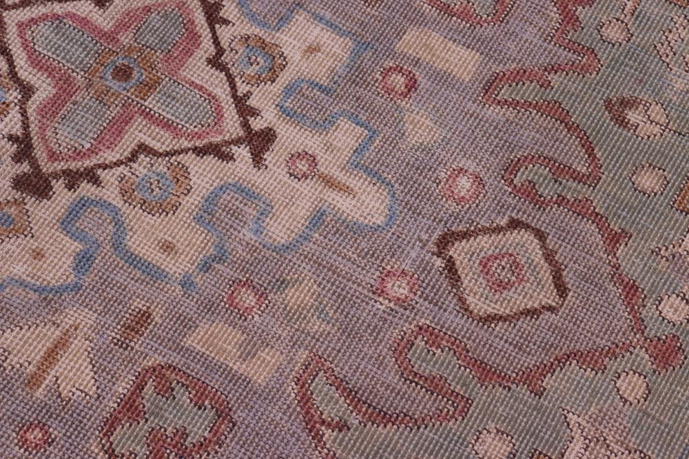 handmade Vintage Tabriz Green Gray Hand Knotted RECTANGLE 100% WOOL area rug 8X11