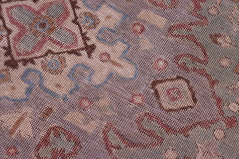 handmade Vintage Tabriz Green Gray Hand Knotted RECTANGLE 100% WOOL area rug 8X11