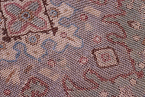 handmade Vintage Tabriz Green Gray Hand Knotted RECTANGLE 100% WOOL area rug 8' x 11'