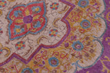 handmade Vintage Tabriz Light Purpl Yellow Hand Knotted RECTANGLE 100% WOOL area rug 9 x 12